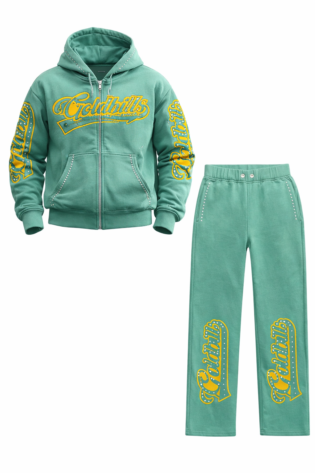 “Gems N Butter” Sweatsuit (Mint Green )